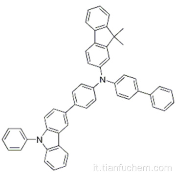 9H-Fluoren-2-aMine, N- [1,1&#39;-bifenile] -4-il-9,9-diMetil-N- [4- (9-fenil-9H-carbazol-3-il) fenile] - CAS 1242056-42-3